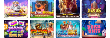 Specialkatalog med spel pÄ OnlySpins för svenska spelare